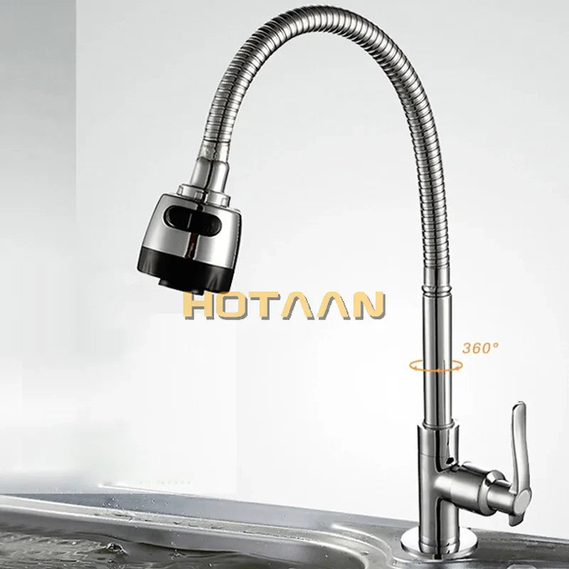 Afralia™ Swivel Single Lever Kitchen Faucet for Farm Sink & Basin Mixer