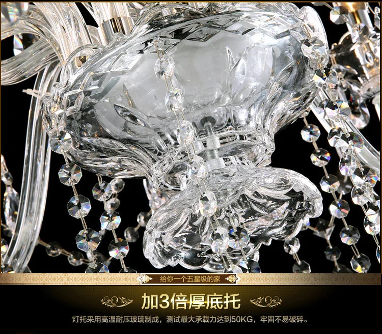 Afralia™ Crystal Chandelier: Luxury Modern Light Fixture for Living Room - Lustres de Cristal