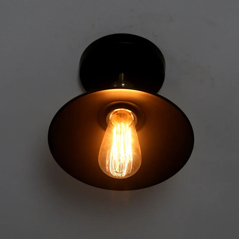Afralia™ American Copper Ceiling Lamp | Simple Country Style Home Lighting