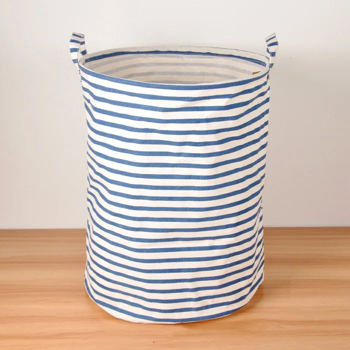 Afralia™ Stripe Zigzag Foldable Basket 40x50cm