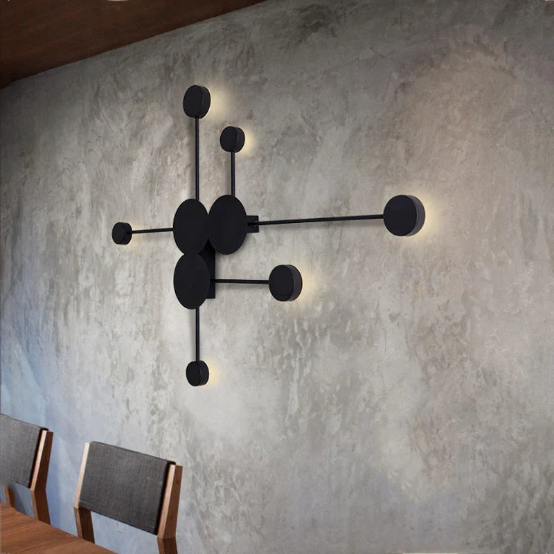 Afralia™ Geometry LED Wall Light for Living Room Bedroom Decor