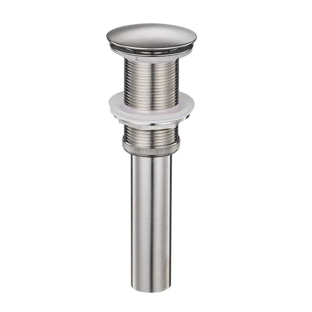 Afralia™ Brass Black Vessel Sink Pop Up Drain Stopper With Overflow – HJ-0618H