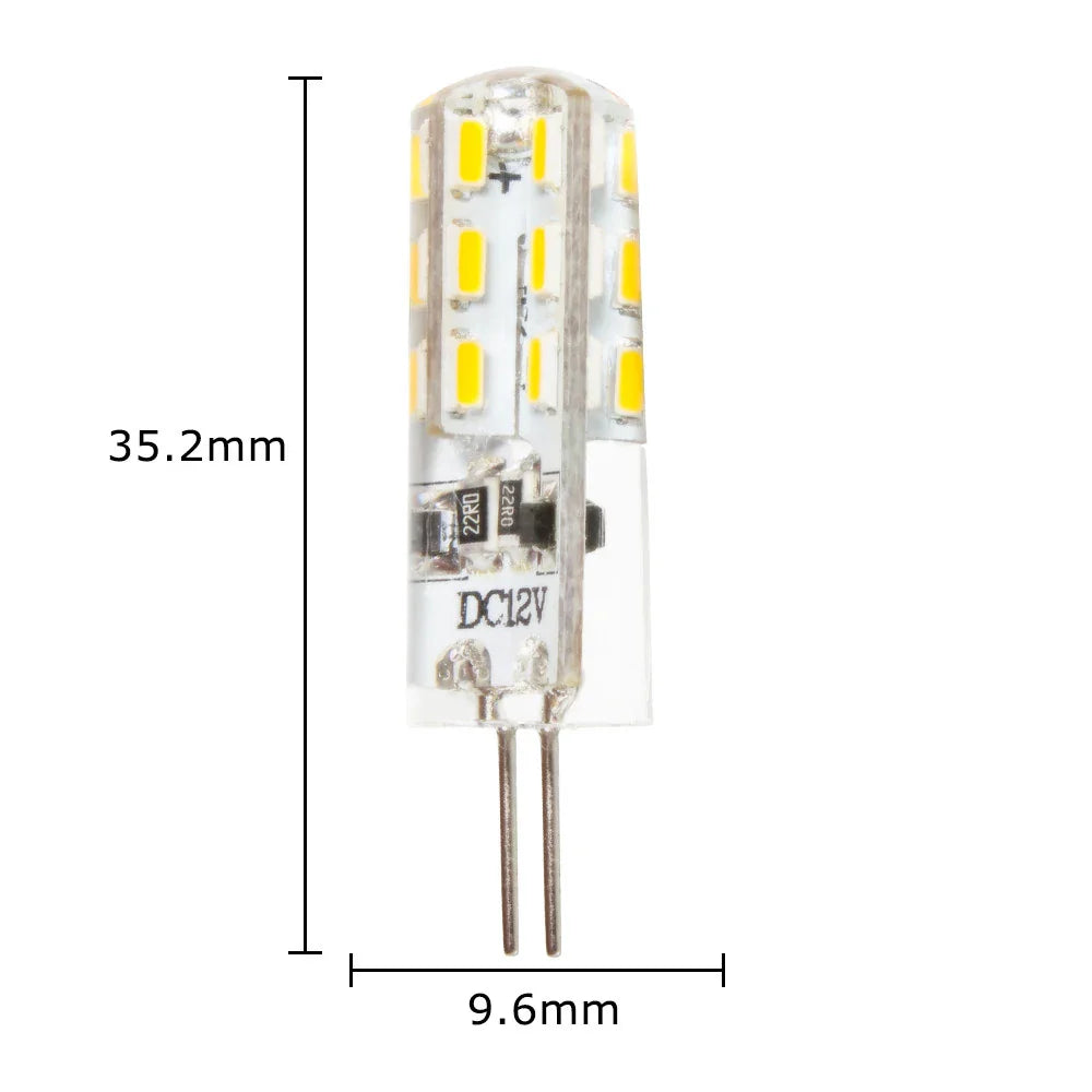 Afralia™ G4 LED Corn Lamp 3W 24leds SMD 3014 Spotlight Bulbs Warm Cold White