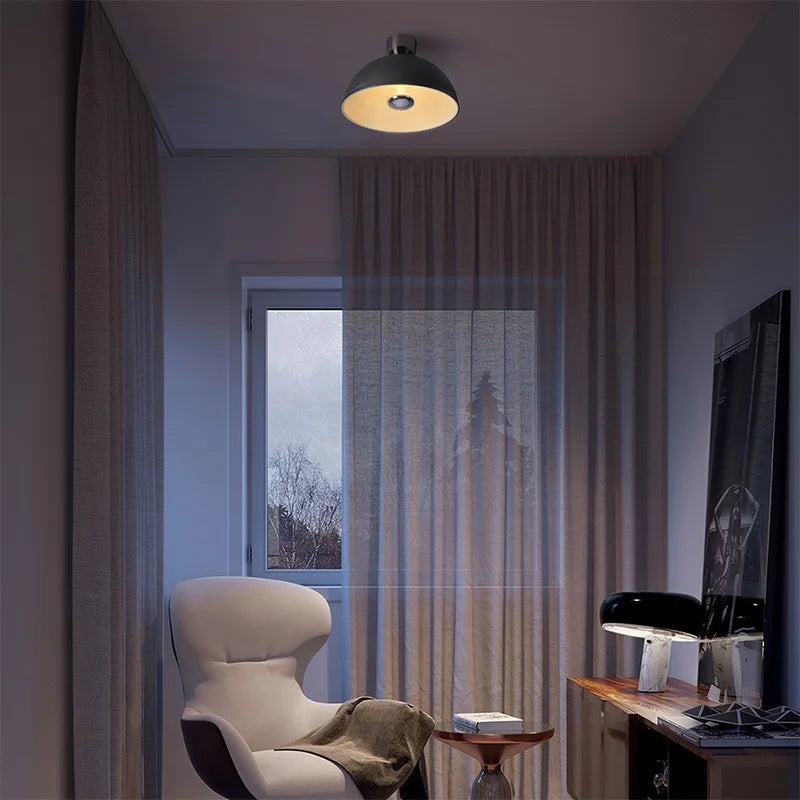 Afralia™ Nordic LED Ceiling Light for Living Room, Bathroom, Dining Room - E27 Bulb