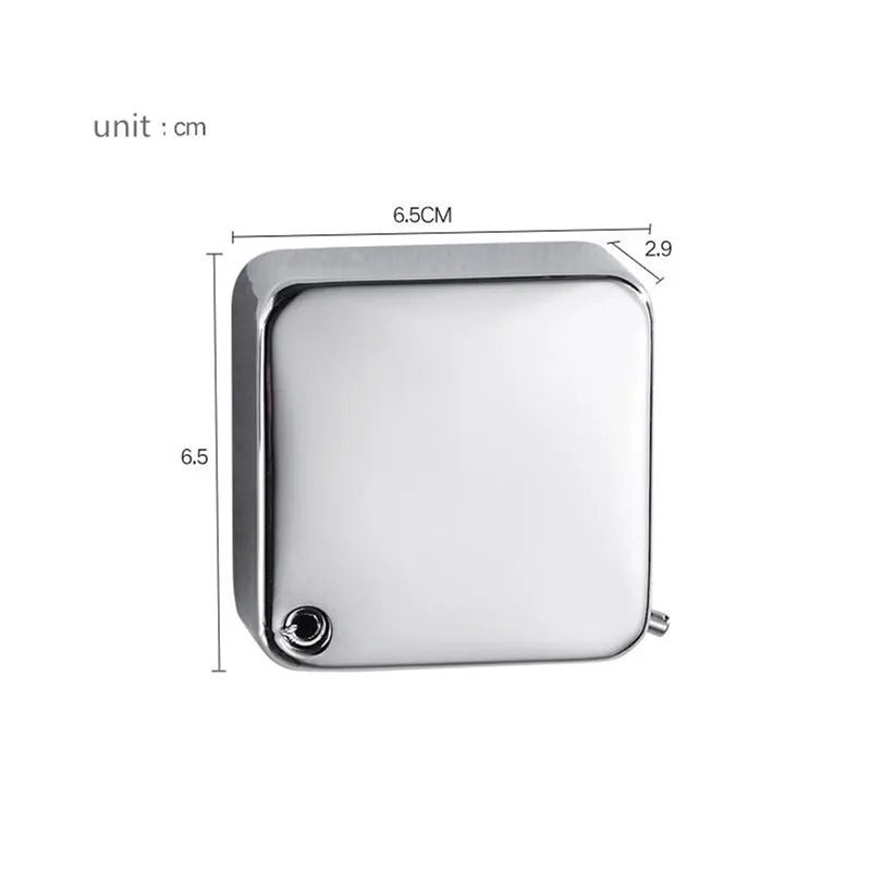 Afralia™ Stainless Steel Retractable Clothesline Laundry Hanger Drying Rack Organizer