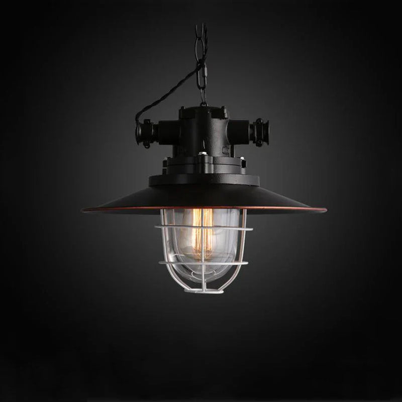 Afralia™ Retro Loft Pendant Chandelier: Vintage Iron Lighting for Cafe, Pub, Kitchen, Office