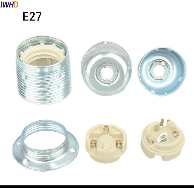 Afralia™ Vintage E27 Bulb Holder Industrial Edison Lamp Socket