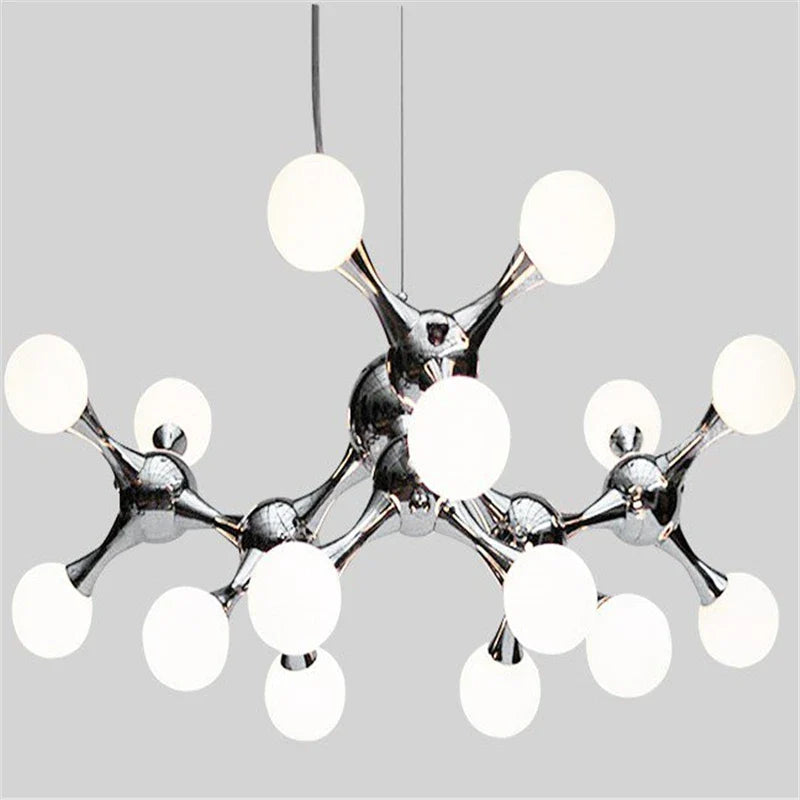 Afralia™ Modern DNA Molecule Dome Ceiling Light for Living Room, Dining Room & Bedroom