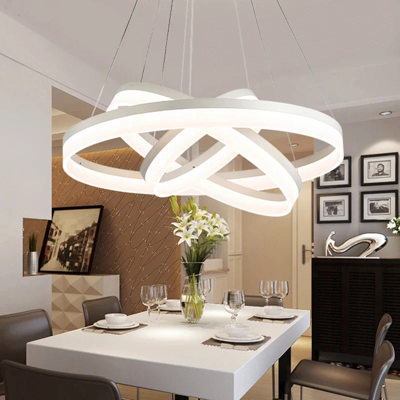 Afralia™ LED Ring Pendant Light Fixture for Living Room Dining Room Lighting