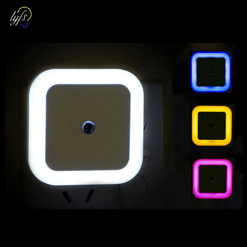 Afralia™ Wireless Sensor LED Night Light Mini Square Night Lights for Bedroom and Living Room