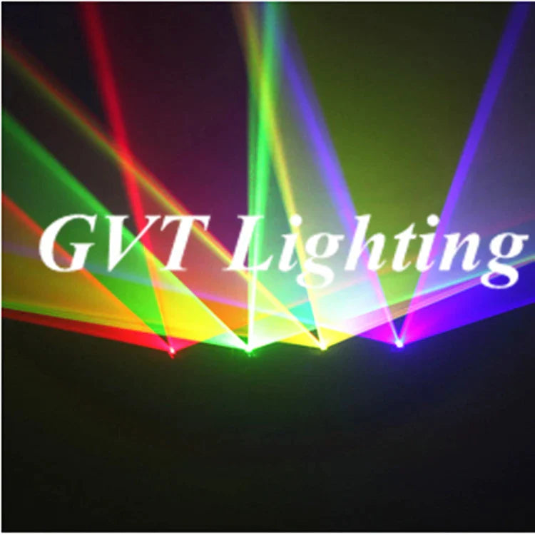 Afralia™ 4 Lens RGBY DMX Laser Projector for Stage Party Lighting