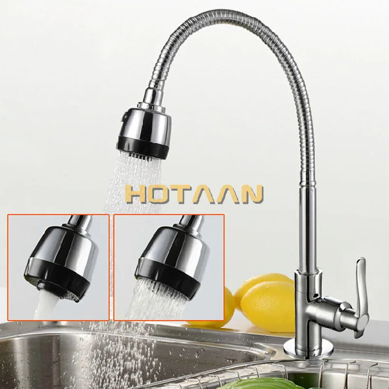 Afralia™ Swivel Single Lever Kitchen Faucet for Farm Sink & Basin Mixer