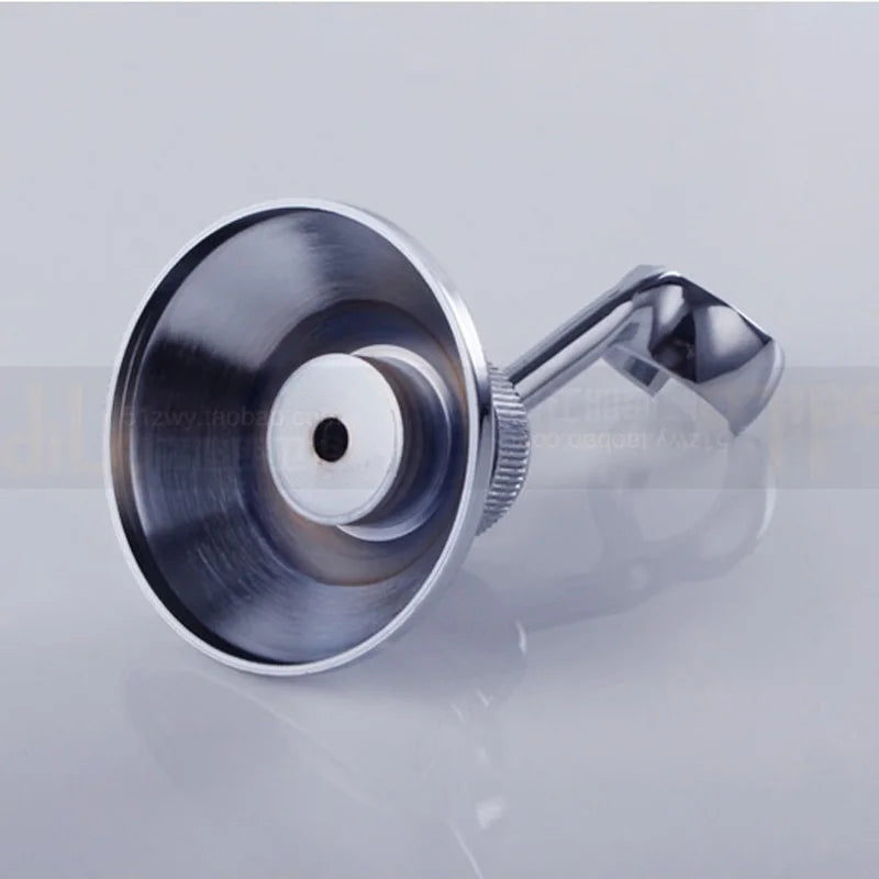 Afralia™ Brass Handheld Shower Holder Mount Chrome Finish Wall Mount Angle Adjustable