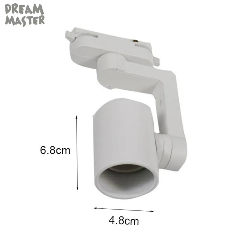 Afralia™ Track Light Holder: Direction Adjustable E27 Lamp for Mall, Office, Exhibition