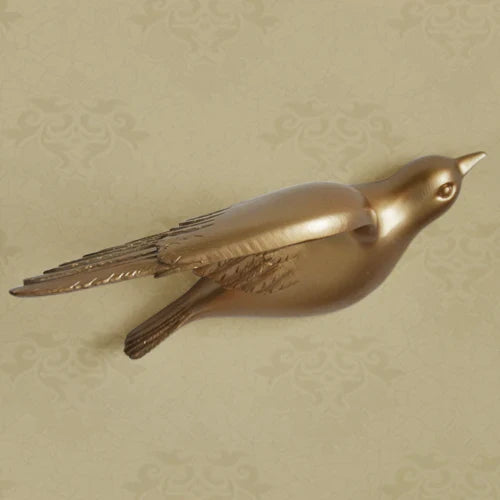 Afralia™ Resin Little Bird Wall Decoration 3D Home Decor Modern Crafts Background Wall