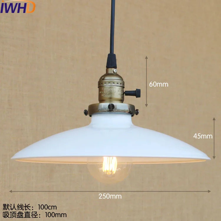 Afralia™ Vintage Pendant Lights - Retro Edison Style Industrial Lamp Fixtures
