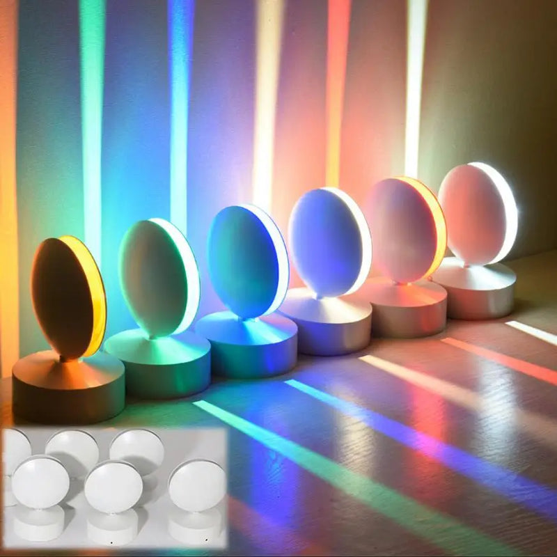 Afralia™ Round LED Wall Lamp for Building Contour Lighting