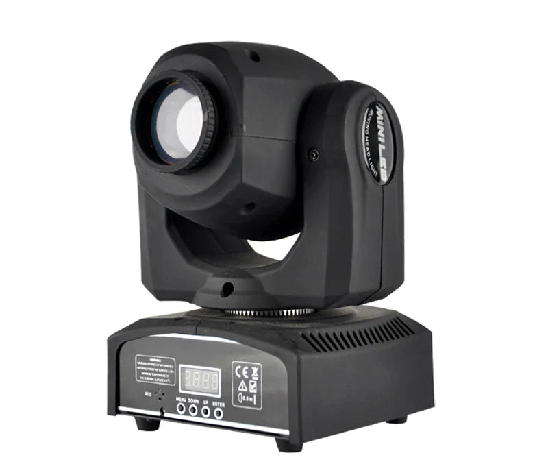 Afralia™ 30W LED Moving Head Spot Light - Super Bright Stage DJ Gobo Light