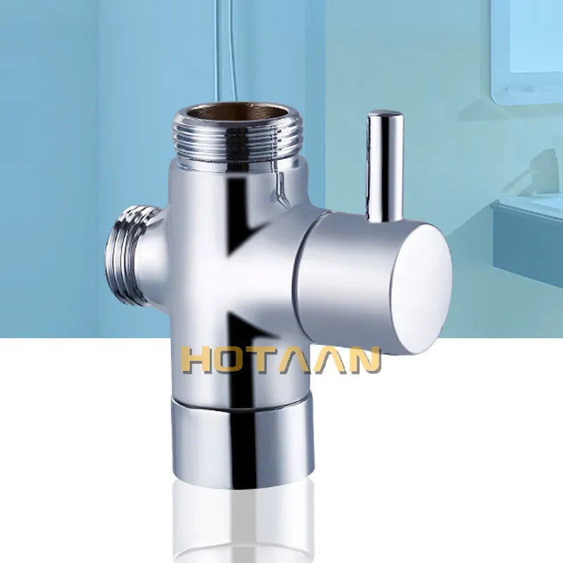 Afralia™ Brass 1/2" Shattaf Sprayer Diverter for Bathroom Faucet - YT-5128