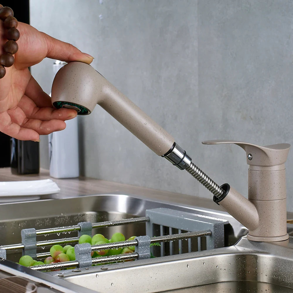 Afralia™ Brushed Nickel Kitchen Faucet with Sprayer Steam Spout