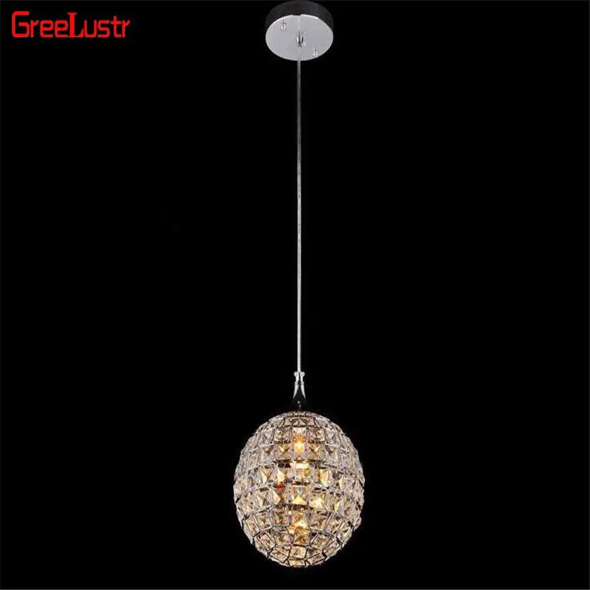 Nordic Crystal Ball LED Pendant by Afralia™: Elegant Lighting for Living Room, Bedroom & Loft
