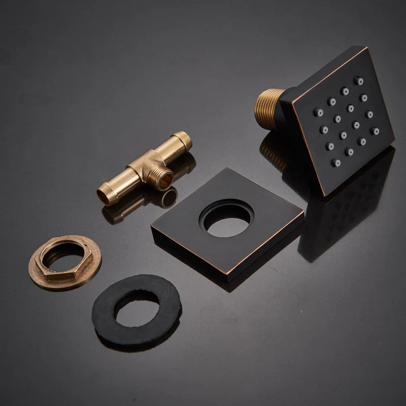 Afralia™ 6-Piece Body Shower Massage Jets for Bathroom SPA Experience