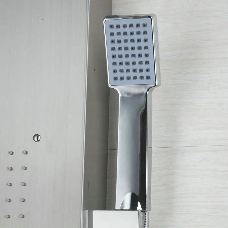 Afralia™ Brass Shower Column with Hand Shower & Tub Spout Massage System