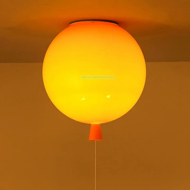 Afralia™ Colorful Balloon Ball Lampshade Light for Children's Room or Living Room Decor