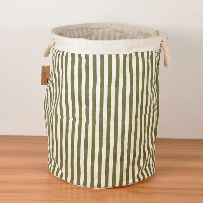 Afralia™ Stripe Zigzag Foldable Basket 40x50cm