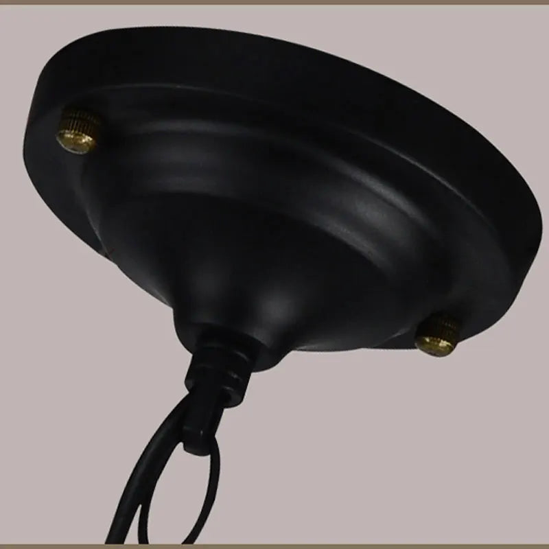 Afralia™ Nordic Iron Single Pendant Light, Vintage Style for Bedroom, Dining, Cafe, Restaurant