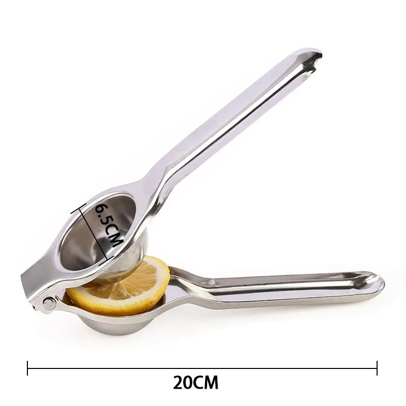 Afralia™ Stainless Steel Lemon Squeezer Hand Press Fruit Juicer - Kitchen Essential