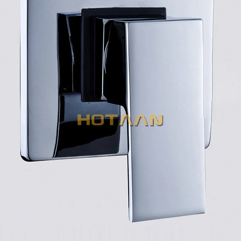 Afralia™ Brass Concealed Shower Mixer Valve - Hotel Quality Wall Faucet Switch - 5308