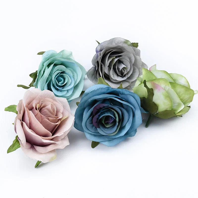 Afralia™ Retro Artificial Plant Arch Wreath Wedding Decor Silk Roses Bouquet