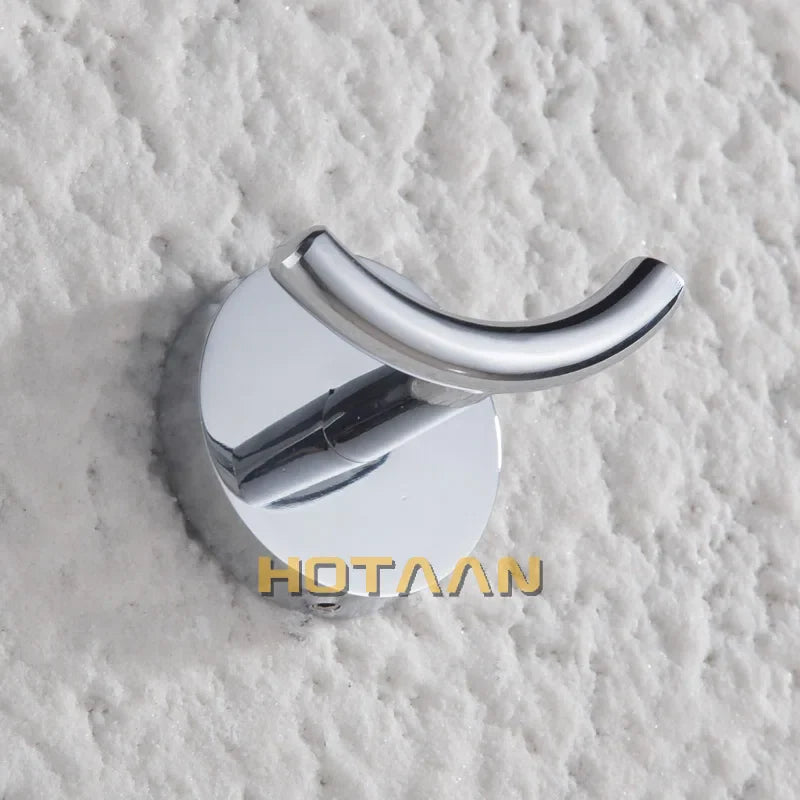 Afralia™ Stainless Steel Chrome Robe/Clothes Hook