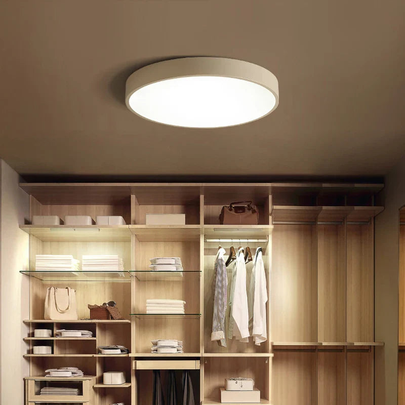 Afralia™ Nordic LED Ceiling Lights Ultra Thin Modern Bedroom Lamps