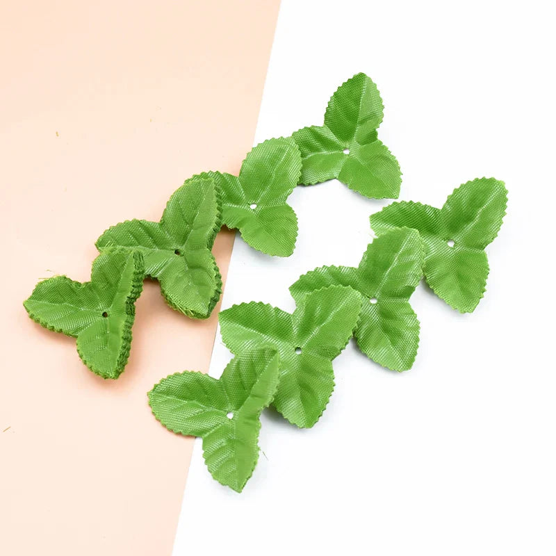 Silk Rose Leaves for Wreaths & Home Decor by Afralia™ - 200pcs Artificial Plants