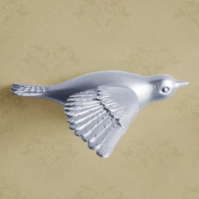 Afralia™ Resin Little Bird Wall Decoration 3D Home Decor Modern Crafts Background Wall