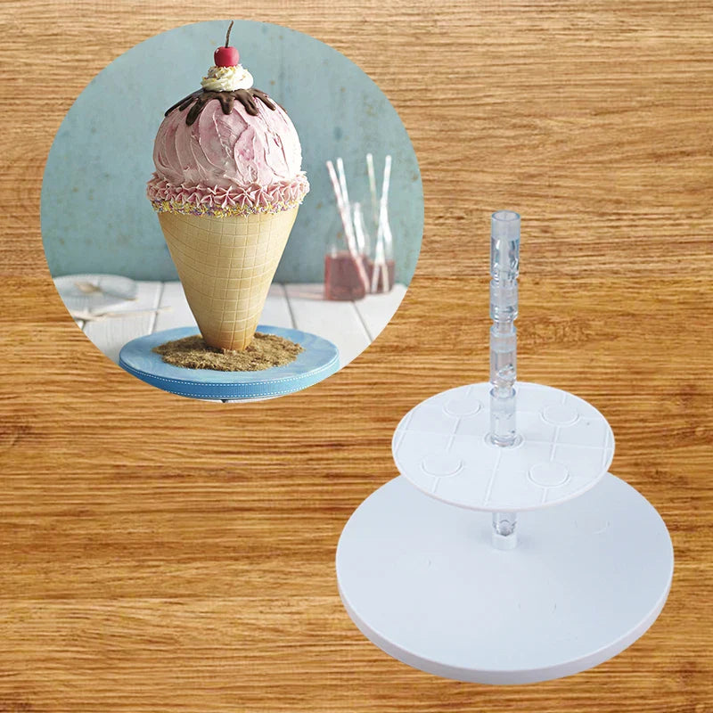 Afralia™ 3 Layer Cake Frame Kit - Cake Decoration & Baking Structure Tool