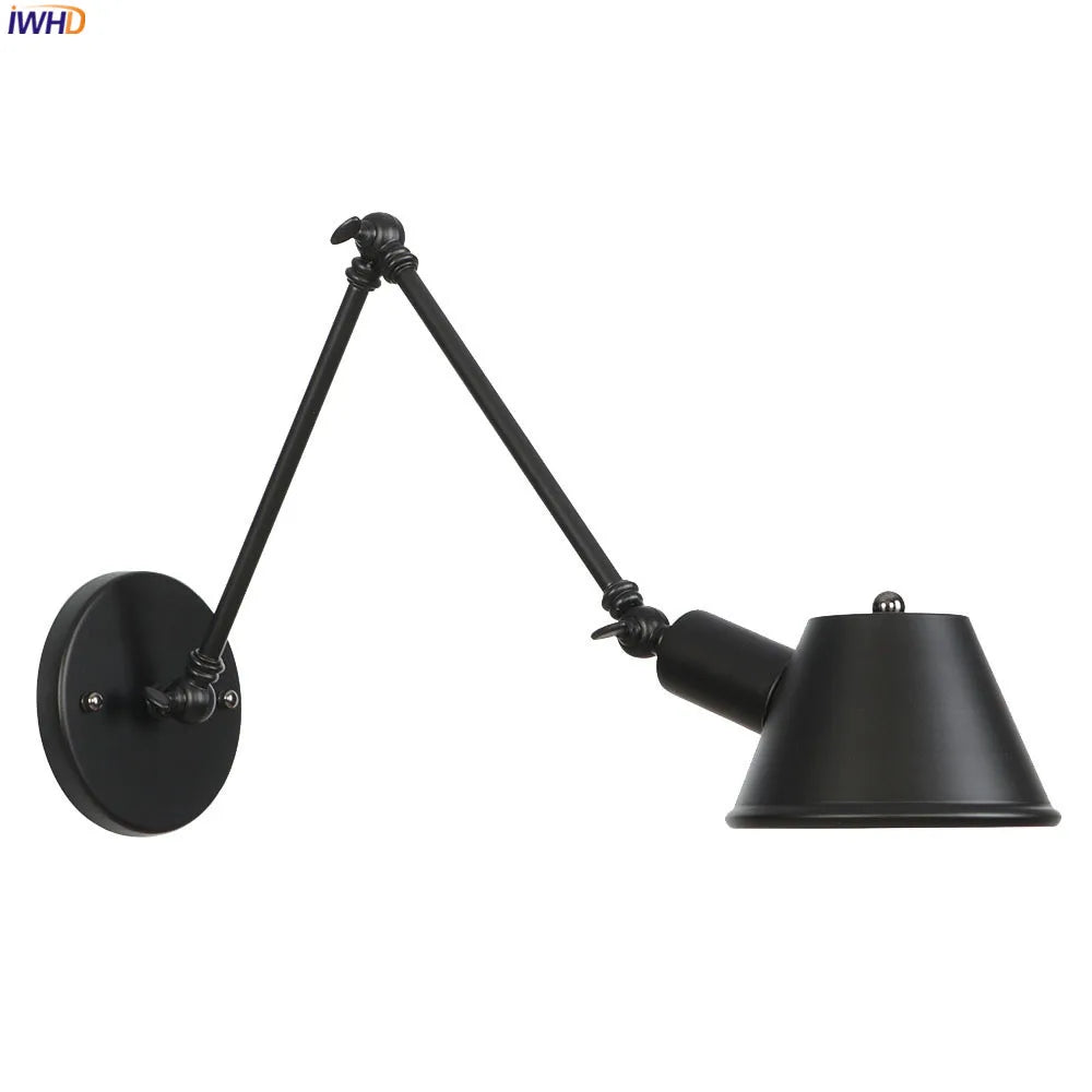 Afralia™ Industrial LED Wall Light Fixture Bedroom Bathroom Vintage Wall Lamp
