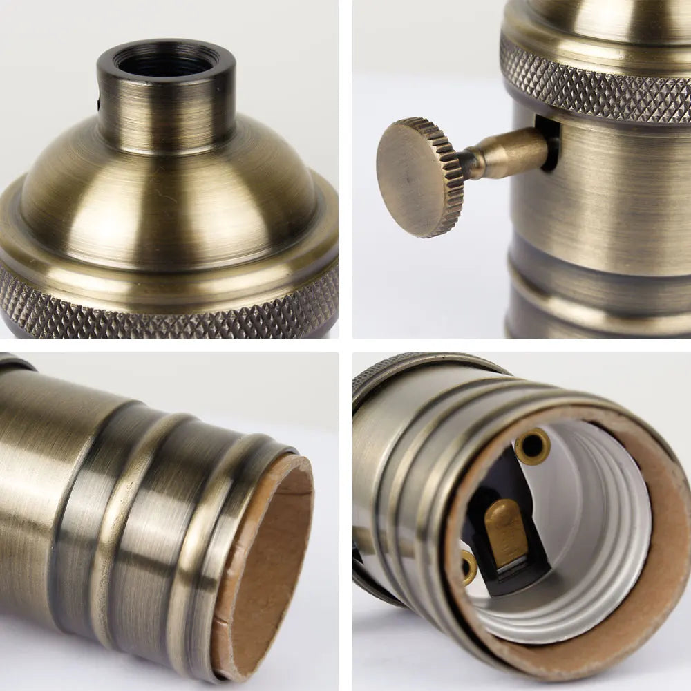 Afralia™ Retro E27 Lamp Base for DIY Chandeliers, Vintage Lighting Accessories