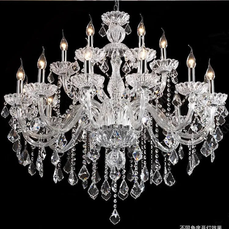 Afralia™ Hand Blown Crystal Chandelier Light Modern Large Cristal Lustre