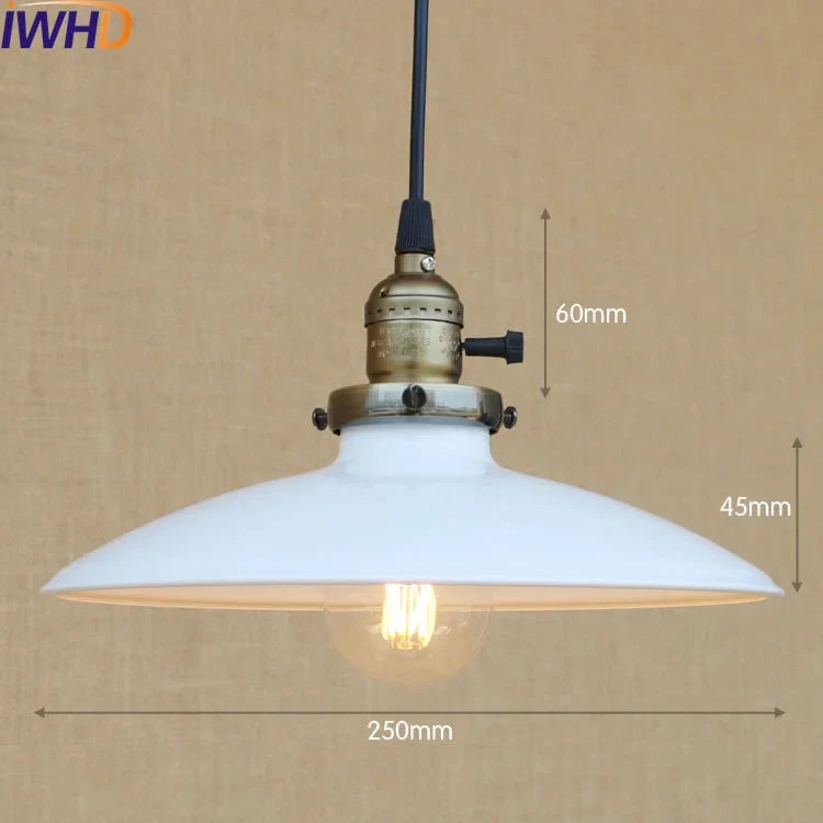 Afralia™ Vintage Pendant Light | Retro Home Lighting Fixture for Dinning Room | Edison Style Fixture