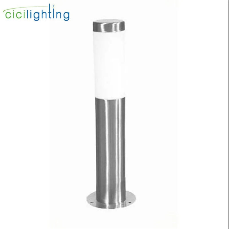 Afralia™ Stainless Steel Garden Pathway Light with White Shade