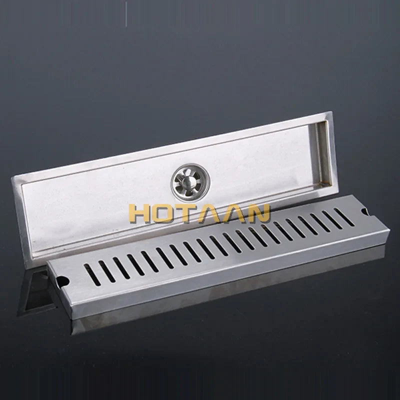 Afralia™ Stainless Steel Square Floor Drain for Bathroom, Kitchen, and Shower