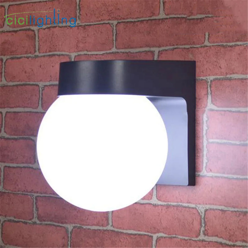 Afralia™ Black White Outdoor Porch Light, Modern Loft Design, Up Down Wall Lamp