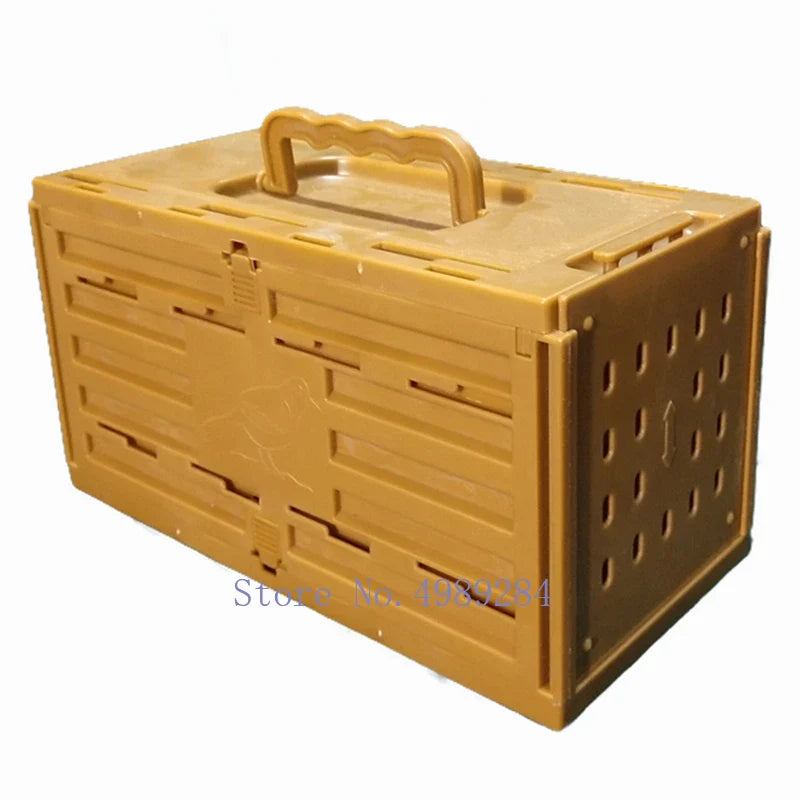 Afralia™ Plastic Birdcage Portable Budgie Parrot Cage Bird House Display Storage Cage