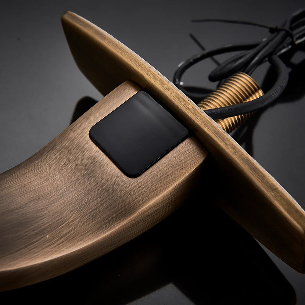 Afralia™ Touchless Brass Basin Faucet - Automatic Sensor Bathroom Sink Tap