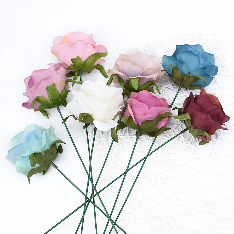 Afralia™ Retro Artificial Plant Arch Wreath Wedding Decor Silk Roses Bouquet