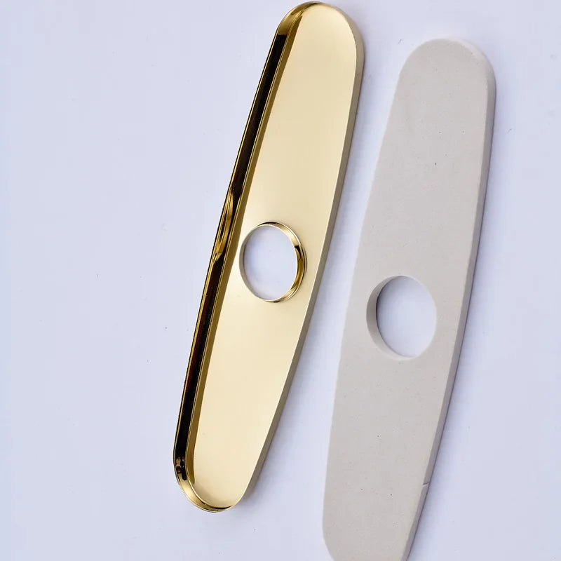 Afralia™ 9.6-Inch Kitchen Sink Faucet Hole Cover Deck Plate Kitchen Bathroom Accessory