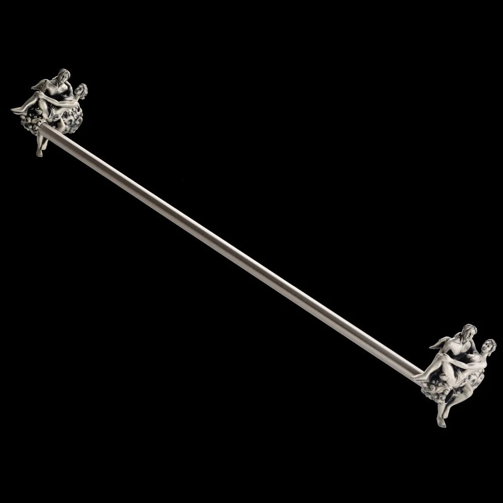Afralia™ Romantic Bathroom Set: Towel Ring, Toilet Paper Holder, Towel Bar, Toliet Brush Holder